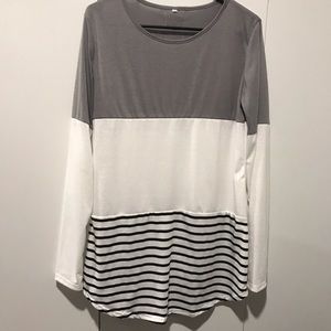 Women’s long sleeve tunic tee
